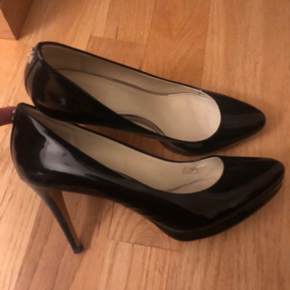 Coach patent heels